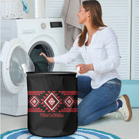 Aotearoa Atua Tumatauenga Laundry Basket Maori God Of War Taniko Motifs LT14 - Polynesian Pride