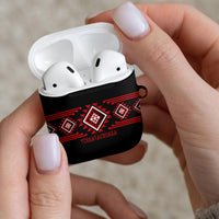 Aotearoa Atua Tumatauenga AirPods Case Maori God Of War Taniko Motifs LT14 - Polynesian Pride