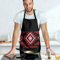 Aotearoa Atua Tumatauenga Apron Maori God Of War Taniko Motifs LT14 - Polynesian Pride