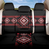 Aotearoa Atua Tumatauenga Back Car Seat Cover Maori God Of War Taniko Motifs LT14 One Size Red - Polynesian Pride