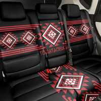 Aotearoa Atua Tumatauenga Back Car Seat Cover Maori God Of War Taniko Motifs LT14 - Polynesian Pride