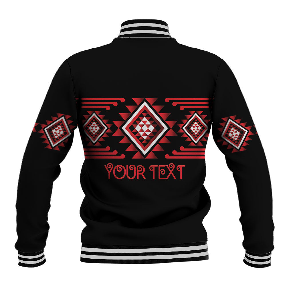 Aotearoa Atua Tumatauenga Personalised Baseball Jacket Maori God Of War Taniko Motifs LT14 - Polynesian Pride