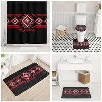 Aotearoa Atua Tumatauenga Bathroom Set Maori God Of War Taniko Motifs