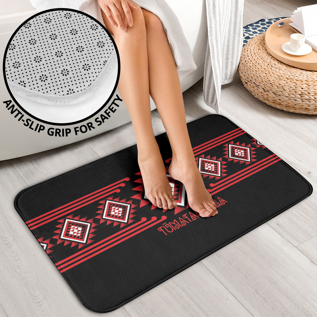 Aotearoa Atua Tumatauenga Bathroom Set Maori God Of War Taniko Motifs