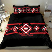 Aotearoa Atua Tumatauenga Bedding Set Maori God Of War Taniko Motifs LT14 - Polynesian Pride