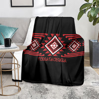 Aotearoa Atua Tumatauenga Blanket Maori God Of War Taniko Motifs LT14 - Polynesian Pride