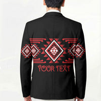 Aotearoa Atua Tumatauenga Personalised Blazer Maori God Of War Taniko Motifs LT14 - Polynesian Pride