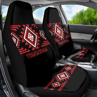 Aotearoa Atua Tumatauenga Car Seat Cover Maori God Of War Taniko Motifs LT14 - Polynesian Pride