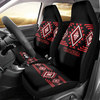 Aotearoa Atua Tumatauenga Car Seat Cover Maori God Of War Taniko Motifs LT14 - Polynesian Pride