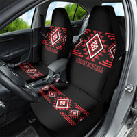 Aotearoa Atua Tumatauenga Car Seat Cover Maori God Of War Taniko Motifs LT14 - Polynesian Pride