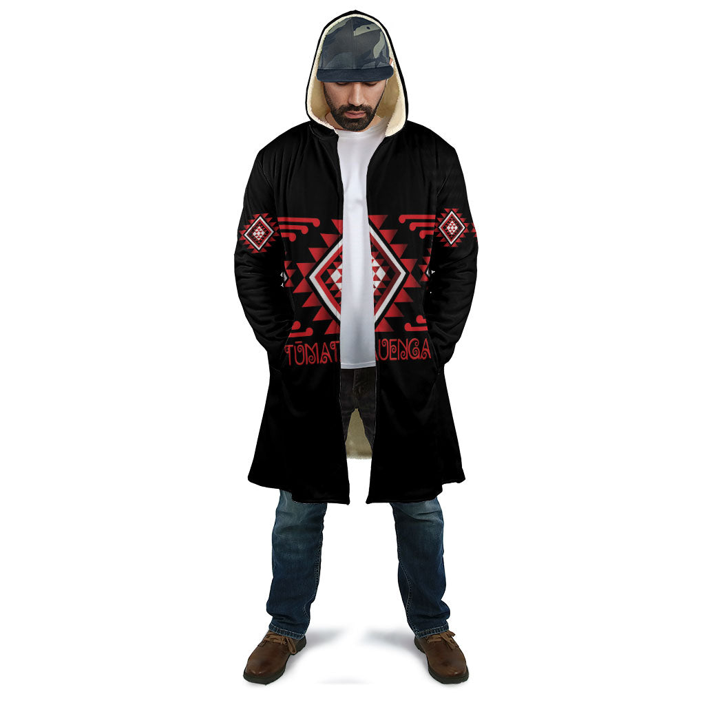 Aotearoa Atua Tumatauenga Personalised Cloak Maori God Of War Taniko Motifs LT14 - Polynesian Pride