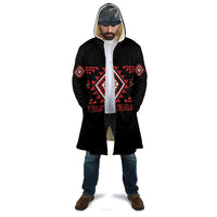 Aotearoa Atua Tumatauenga Personalised Cloak Maori God Of War Taniko Motifs LT14 - Polynesian Pride