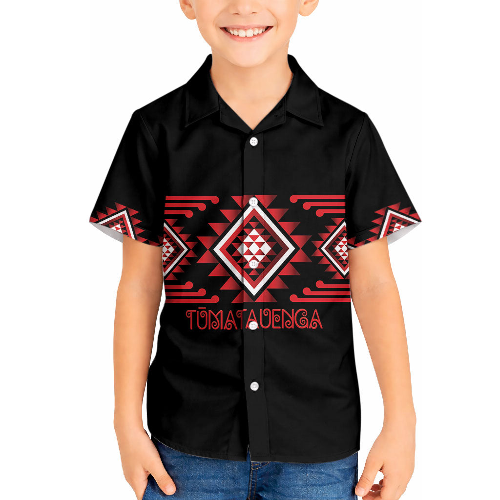 Aotearoa Atua Tumatauenga Personalised Hawaiian Shirt Maori God Of War Taniko Motifs