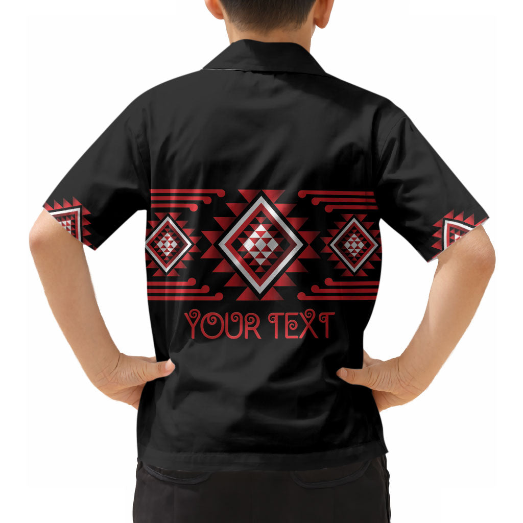 Aotearoa Atua Tumatauenga Personalised Hawaiian Shirt Maori God Of War Taniko Motifs