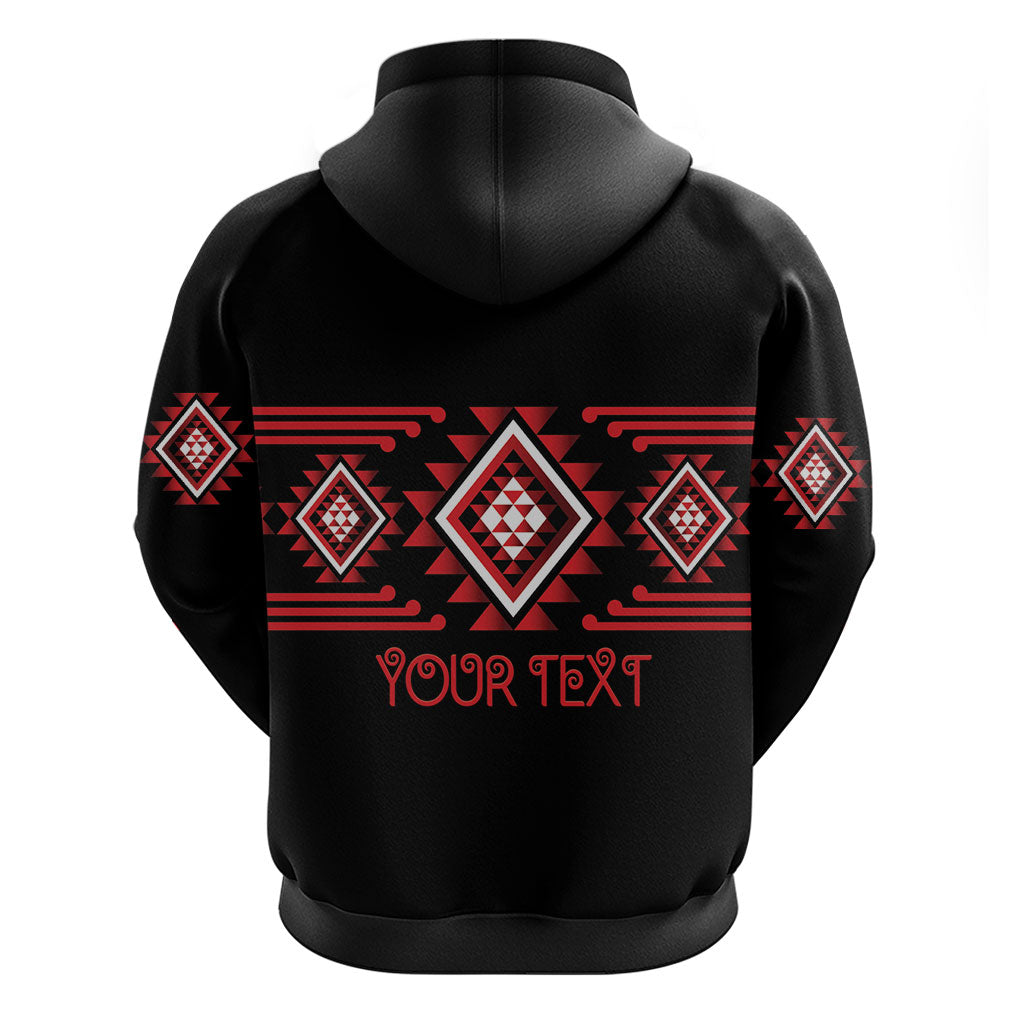 Aotearoa Atua Tumatauenga Personalised Hoodie Maori God Of War Taniko Motifs LT14 - Polynesian Pride