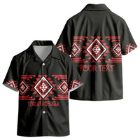 Aotearoa Atua Tumatauenga Personalised Kid Hawaiian Shirt Maori God Of War Taniko Motifs LT14 - Polynesian Pride
