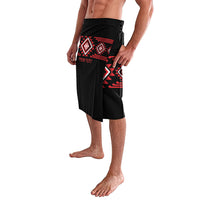 Aotearoa Atua Tumatauenga Personalised Lavalava Maori God Of War Taniko Motifs LT14 - Polynesian Pride