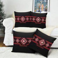 Aotearoa Atua Tumatauenga Pillow Cover Maori God Of War Taniko Motifs LT14 - Polynesian Pride