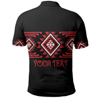 Aotearoa Atua Tumatauenga Personalised Polo Shirt Maori God Of War Taniko Motifs LT14 - Polynesian Pride