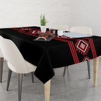 Aotearoa Atua Tumatauenga Tablecloth Maori God Of War Taniko Motifs LT14 - Polynesian Pride