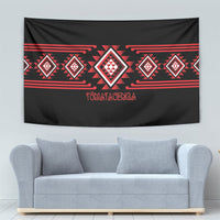 Aotearoa Atua Tumatauenga Tapestry Maori God Of War Taniko Motifs LT14 - Polynesian Pride