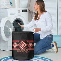 Aotearoa Atua Ruaumoko Laundry Basket Maori Powerful God Taniko Motifs LT14 - Polynesian Pride