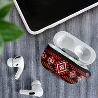 Aotearoa Atua Ruaumoko AirPods Case Maori Powerful God Taniko Motifs LT14 - Polynesian Pride