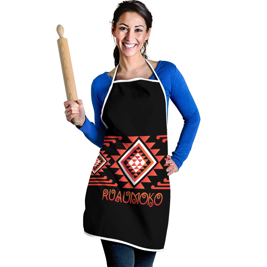 Aotearoa Atua Ruaumoko Apron Maori Powerful God Taniko Motifs LT14 - Polynesian Pride