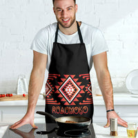 Aotearoa Atua Ruaumoko Apron Maori Powerful God Taniko Motifs LT14 - Polynesian Pride