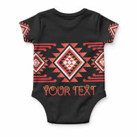 Aotearoa Atua Ruaumoko Personalised Baby Onesie Maori Powerful God Taniko Motifs