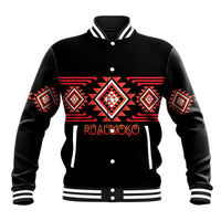 Aotearoa Atua Ruaumoko Personalised Baseball Jacket Maori Powerful God Taniko Motifs LT14 Unisex Orange - Polynesian Pride