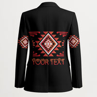 Aotearoa Atua Ruaumoko Personalised Blazer Maori Powerful God Taniko Motifs LT14 - Polynesian Pride