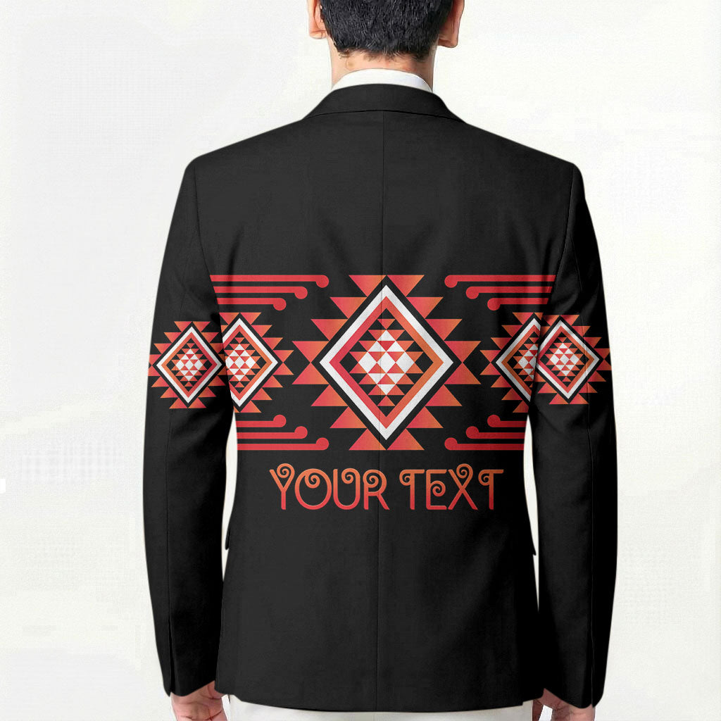 Aotearoa Atua Ruaumoko Personalised Blazer Maori Powerful God Taniko Motifs LT14 - Polynesian Pride