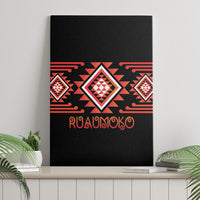 Aotearoa Atua Ruaumoko Canvas Wall Art Maori Powerful God Taniko Motifs LT14 - Polynesian Pride