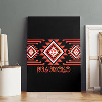 Aotearoa Atua Ruaumoko Canvas Wall Art Maori Powerful God Taniko Motifs LT14 - Polynesian Pride