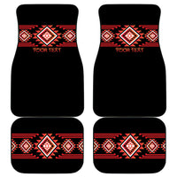 Aotearoa Atua Ruaumoko Personalised Car Mats Maori Powerful God Taniko Motifs LT14 - Polynesian Pride