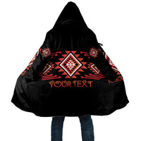 Aotearoa Atua Ruaumoko Personalised Cloak Maori Powerful God Taniko Motifs LT14 Unisex Orange - Polynesian Pride