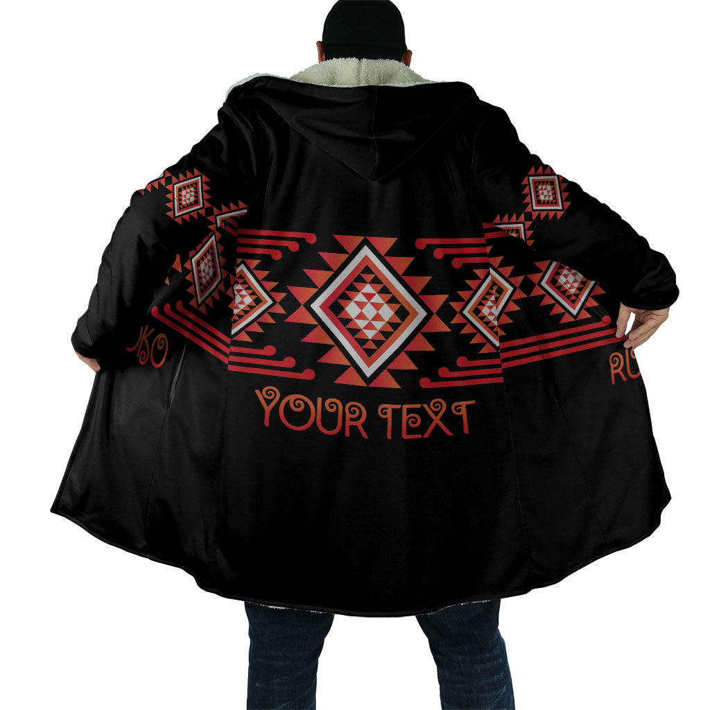 Aotearoa Atua Ruaumoko Personalised Cloak Maori Powerful God Taniko Motifs LT14 - Polynesian Pride
