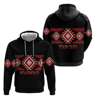 Aotearoa Atua Ruaumoko Personalised Hoodie Maori Powerful God Taniko Motifs LT14 - Polynesian Pride