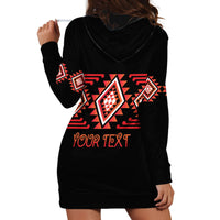 Aotearoa Atua Ruaumoko Personalised Hoodie Dress Maori Powerful God Taniko Motifs LT14 - Polynesian Pride