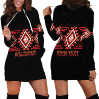 Aotearoa Atua Ruaumoko Personalised Hoodie Dress Maori Powerful God Taniko Motifs LT14 - Polynesian Pride