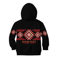 Aotearoa Atua Ruaumoko Personalised Kid Hoodie Maori Powerful God Taniko Motifs LT14 - Polynesian Pride