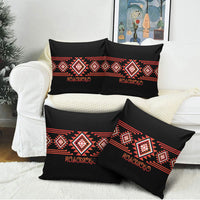 Aotearoa Atua Ruaumoko Pillow Cover Maori Powerful God Taniko Motifs LT14 - Polynesian Pride