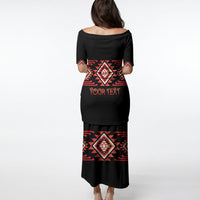 Aotearoa Atua Ruaumoko Personalised Puletasi Maori Powerful God Taniko Motifs LT14 - Polynesian Pride