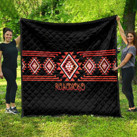 Aotearoa Atua Ruaumoko Quilt Maori Powerful God Taniko Motifs LT14 - Polynesian Pride