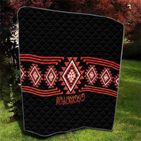Aotearoa Atua Ruaumoko Quilt Maori Powerful God Taniko Motifs LT14 - Polynesian Pride