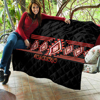 Aotearoa Atua Ruaumoko Quilt Maori Powerful God Taniko Motifs LT14 - Polynesian Pride