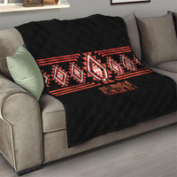Aotearoa Atua Ruaumoko Quilt Maori Powerful God Taniko Motifs LT14 - Polynesian Pride