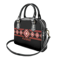 Aotearoa Atua Ruaumoko Shoulder Handbag Maori Powerful God Taniko Motifs LT14 - Polynesian Pride