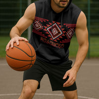 Aotearoa Atua Ruaumoko Personalised Sleeveless Hoodie Maori Powerful God Taniko Motifs LT14 - Polynesian Pride